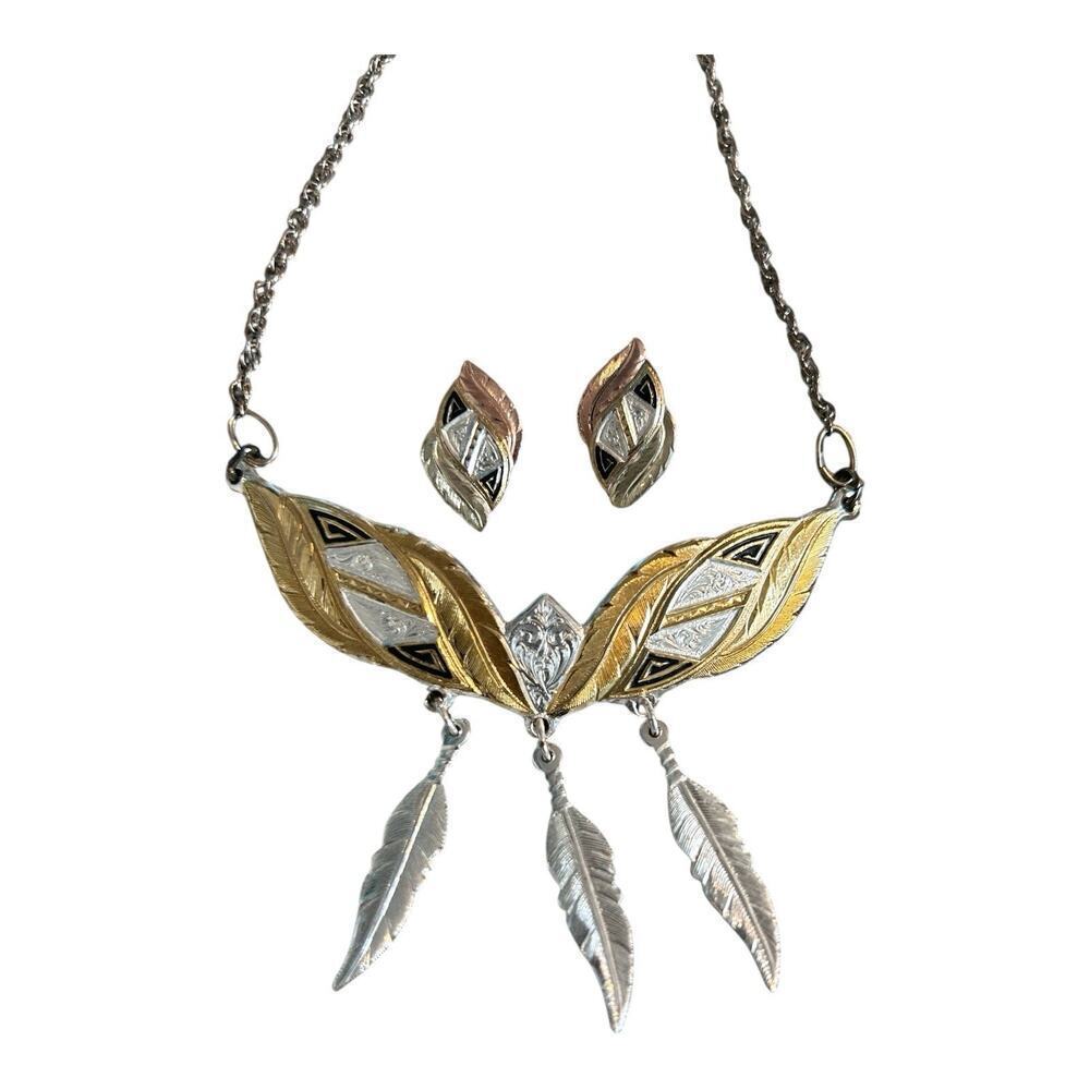 Montana Silversmiths Boundless Legacy Choker Necklace & Earrings Jewelry Set - Picture 5 of 10